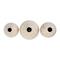 Hello Honey® White Stoneware Vases with Textured Black Polka Dots Set